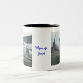 Profiel, profiel, vliegende aansluiting tweekleurige koffiemok (Center)