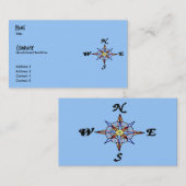 Profiel Roos Nautical Compass/Visitekaartje Visitekaartje (Voorkant / Achterkant)