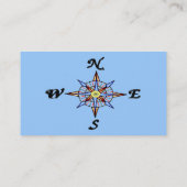 Profiel Roos Nautical Compass/Visitekaartje Visitekaartje (Achterkant)