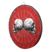 Profiel Schull Black en White Dart Board Dartbord (Voorkant Rechts)
