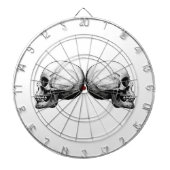 Profiel Schull Black en White Dart Board Dartbord (Voorkant)