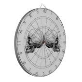 Profiel Schull Black en White Dart Board Dartbord (Voorkant Links)