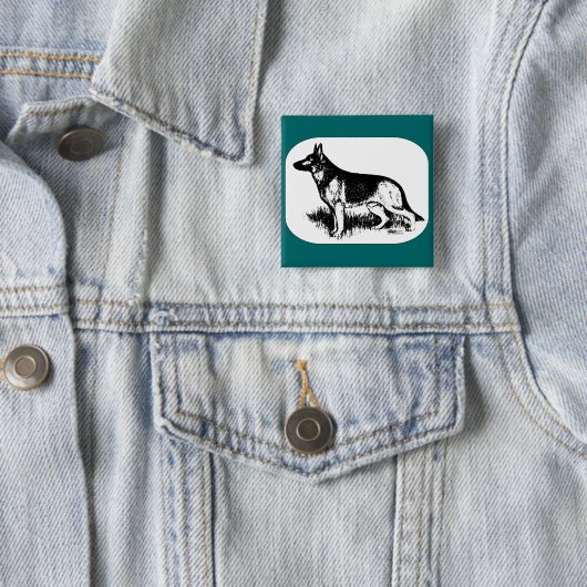 Profiel Shepherd Vierkante Button 5,1 Cm (In situ)