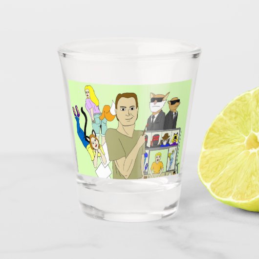 profiel shot glas (Voorkant)