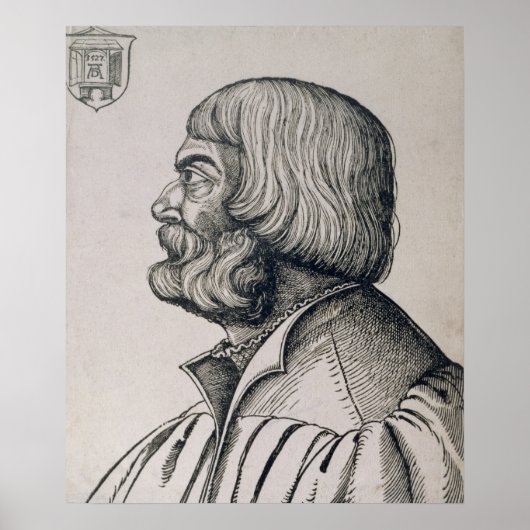 Profiel van Albrecht Durer, 1527 Poster (Voorkant)