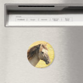 Profiel van beige paarden magneet (Insitu (Vaatwasser))