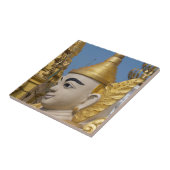 Profiel van Boeddhabeeld Tegeltje (Zijkant)