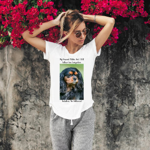 Profiel van Cavalier King Charles persoonlijke ach T-shirt