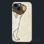 Profiel van de Franse Bulldog die omhoog kijkt Case-Mate iPhone Case<br><div class="desc">Chariklia Zarris weet hoe je de beste emotie in haar tekeningen kunt opnemen. Het is geen uitzondering op deze eenvoudige en hedendaagse tekening van een Franse bulldog. Haal vandaag nog dit coole afbeelding met hondenthema op je Zazzle product.</div>