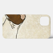 Profiel van de Franse Bulldog die omhoog kijkt Case-Mate iPhone Case (Achterkant (horizontaal))