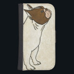 Profiel van de Franse Bulldog die omhoog kijkt Galaxy S4 Portemonnee Hoesje<br><div class="desc">Chariklia Zarris weet hoe je de beste emotie in haar tekeningen kunt opnemen. Het is geen uitzondering op deze eenvoudige en hedendaagse tekening van een Franse bulldog. Haal vandaag nog dit coole afbeelding met hondenthema op je Zazzle product.</div>