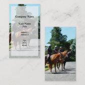 Profiel van de gemonteerde politie visitekaartje (Voorkant / Achterkant)