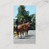 Profiel van de gemonteerde politie visitekaartje (Achterkant)