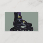 Profiel van de in-line schaatsen schoen visitekaartje (Achterkant)