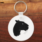 Profiel van de pantserkop sleutelhanger (Voorkant)