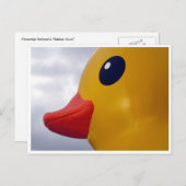 profiel van de rubbereend briefkaart (Voorkant / Achterkant)