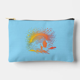 Profiel van de serene vrouw. etui