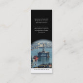 Profiel van de waterverf van de boorinstallatie vo mini visitekaartje (Achterkant)