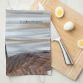 Profiel van een Cosende gans Theedoek (Quarter Fold)