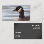 Profiel van een Cosende gans Visitekaartje (Voorkant / Achterkant)