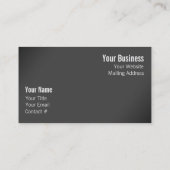 Profiel van een Cosende gans Visitekaartje (Achterkant)