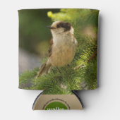 Profiel van een Cute Gray Jay / Whiskeyjack Blikjeskoeler (Voorkant)