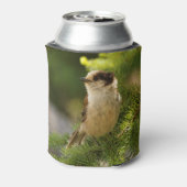 Profiel van een Cute Gray Jay / Whiskeyjack Blikjeskoeler (Blikje Achterkant)