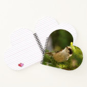 Profiel van een Cute Gray Jay / Whiskeyjack Notitieboek (Binnen)
