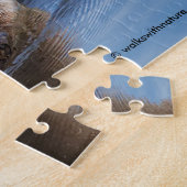 Profiel van een jeugdkleuter met dubbele creatie legpuzzel (Zijkant)