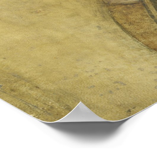 Profiel van een jonge verloofde poster (Hoek)