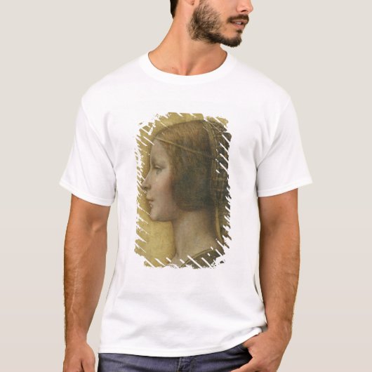 Profiel van een jonge verloofde t-shirt (Voorkant)