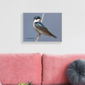 Profiel van een mannetjesboomzool in de zon canvas afdruk (Insitu (Woonkamer))