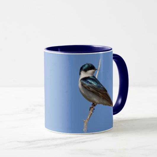 Profiel van een mannetjesboomzool in de zon mok (Voorkant rechts)