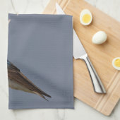 Profiel van een mannetjesboomzool in de zon theedoek (Quarter Fold)