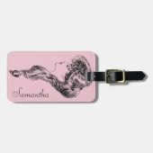 Profiel van een meisje van Gibson, 1903 Bagagelabel (Voorkant horizontaal)