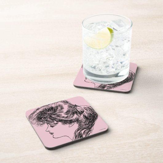 Profiel van een meisje van Gibson, 1903 Drankjes Onderzetter (Rechterzijde)