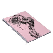 Profiel van een meisje van Gibson, 1903 Notitieboek (Rechterzijde)