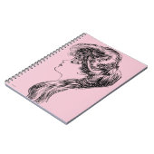 Profiel van een meisje van Gibson, 1903 Notitieboek (Linkerzijde)