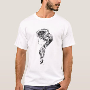 Profiel van een meisje van Gibson, 1903 T-shirt