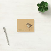 Profiel van een mooie Marsh Wren Post-it® Notes (Kantoor)