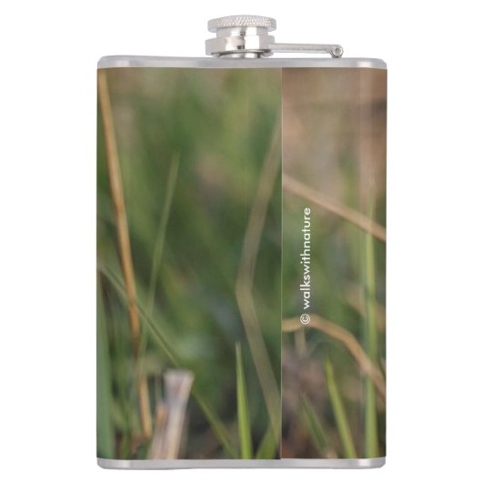 Profiel van een noordelijke Harrier Heupfles (Achterkant)