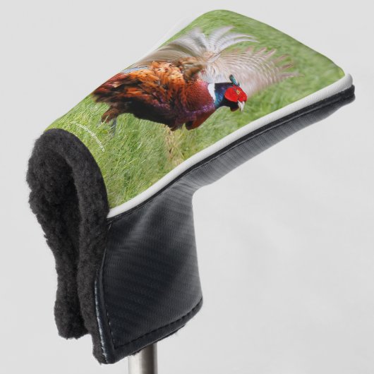 Profiel van een Ring-Necked Fheasant Golfheadcover (3/4 voorkant)