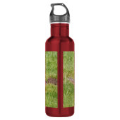 Profiel van een Ring-Necked Fheasant Waterfles (Achterkant)