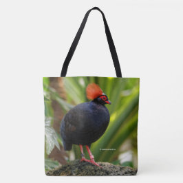 Profiel van een Roul-Roul Crested Wood Partridge Tote Bag