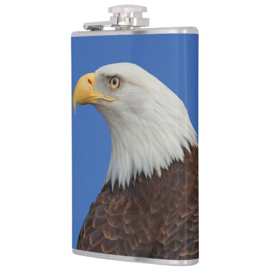 Profiel van een volwassen adelaar heupfles (Links)