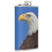 Profiel van een volwassen adelaar heupfles (Rechts)