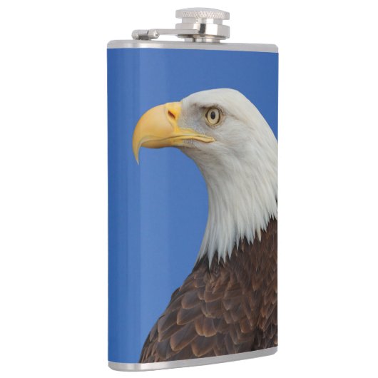 Profiel van een volwassen adelaar heupfles (Rechts)