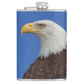 Profiel van een volwassen adelaar heupfles (Voorkant)