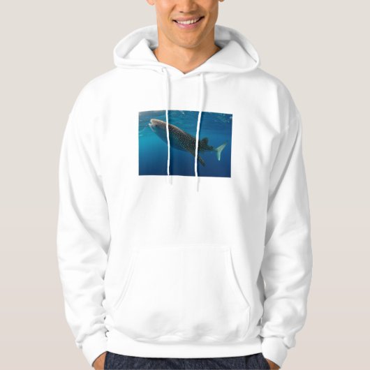 Profiel van een walvishaai, Indonesië Hoodie (Voorkant)