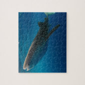 Profiel van een walvishaai, Indonesië Legpuzzel (Verticaal)